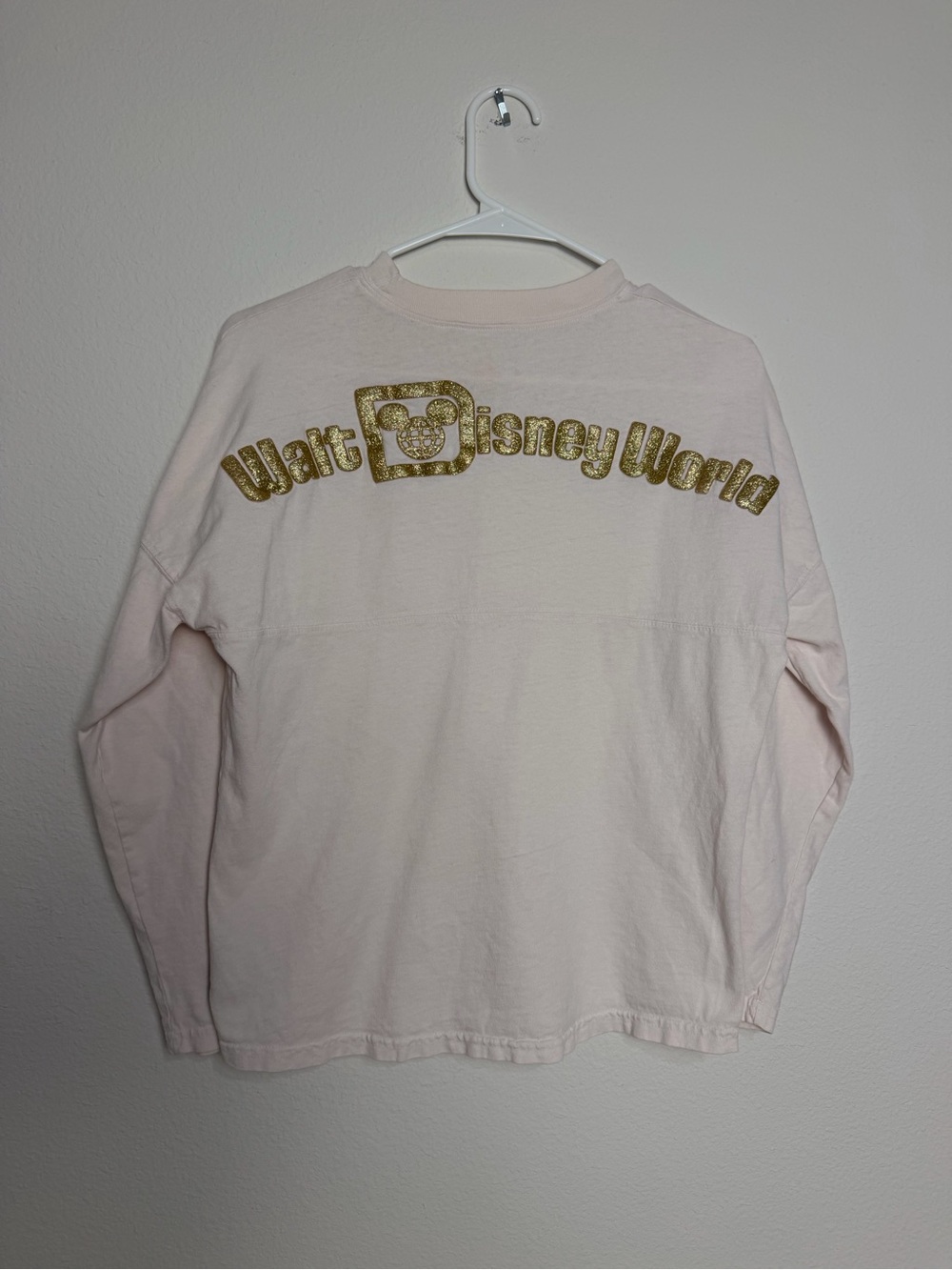 Disney spirit jersey light pink girls XL